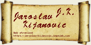 Jaroslav Kijanović vizit kartica